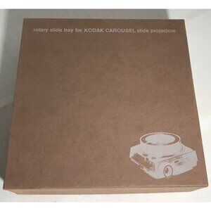 Berkey Rotary Slide Tray for Kodak Carousel Holds 140 Slides Index Original Box